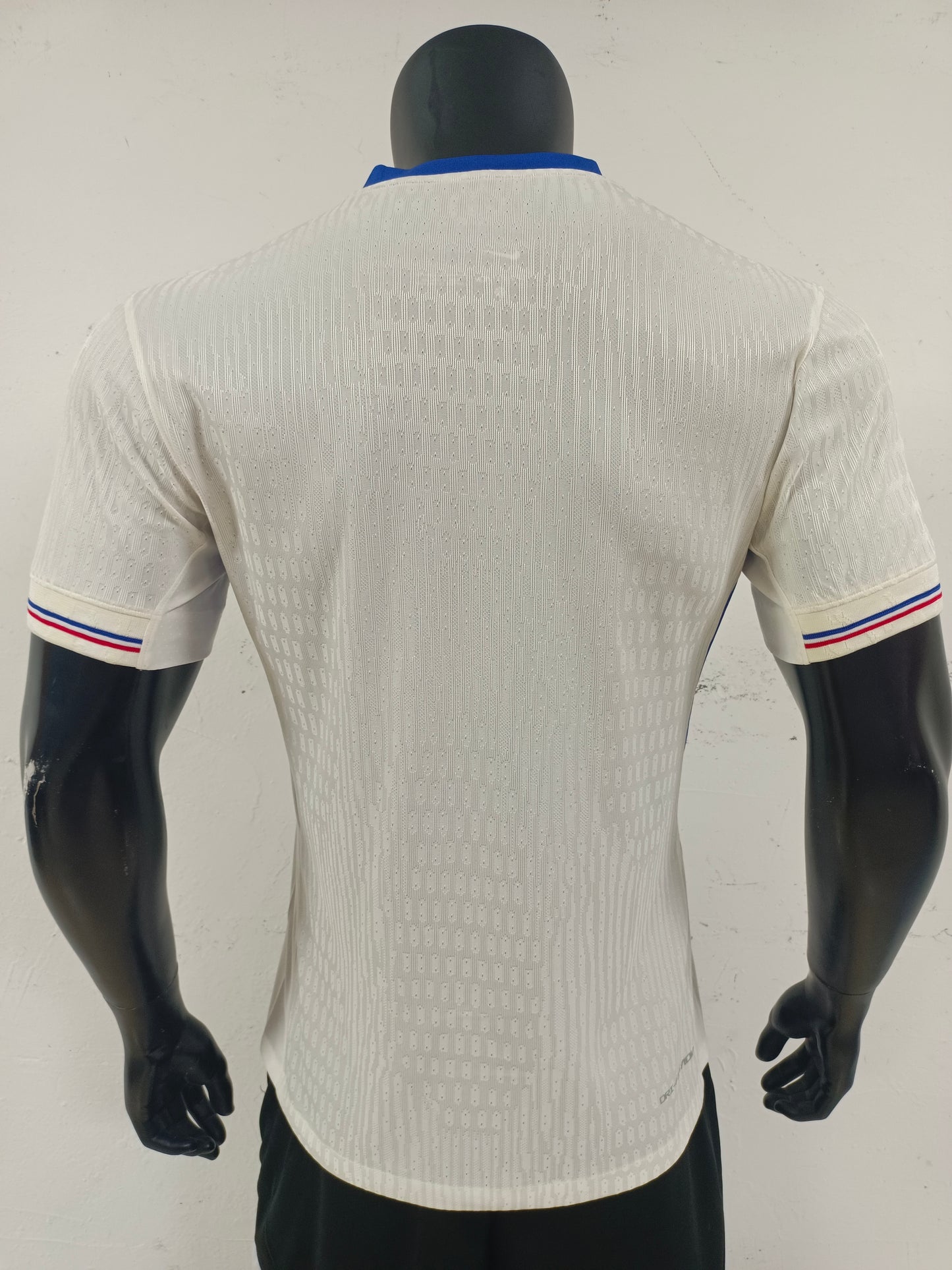 France 2026 Away Jersey | White Tech Mesh Performance Polo