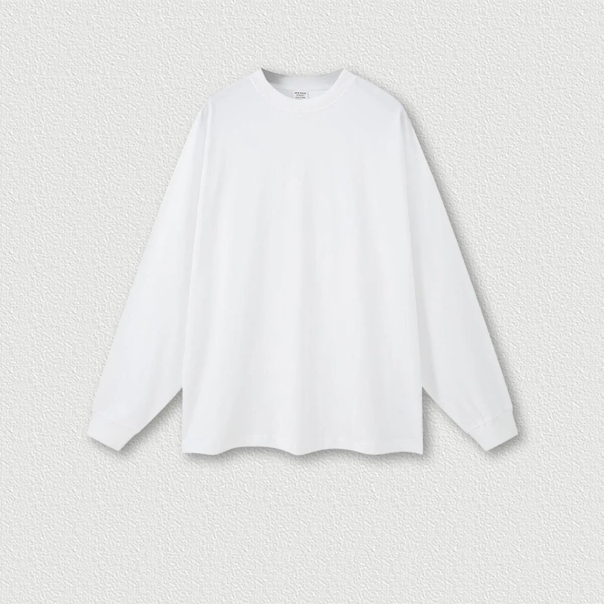 270G 100% Cotton Washed Custom Logo American Street Buyer Shop Loose Washed High Quality Long Sleeve T-shirt Men