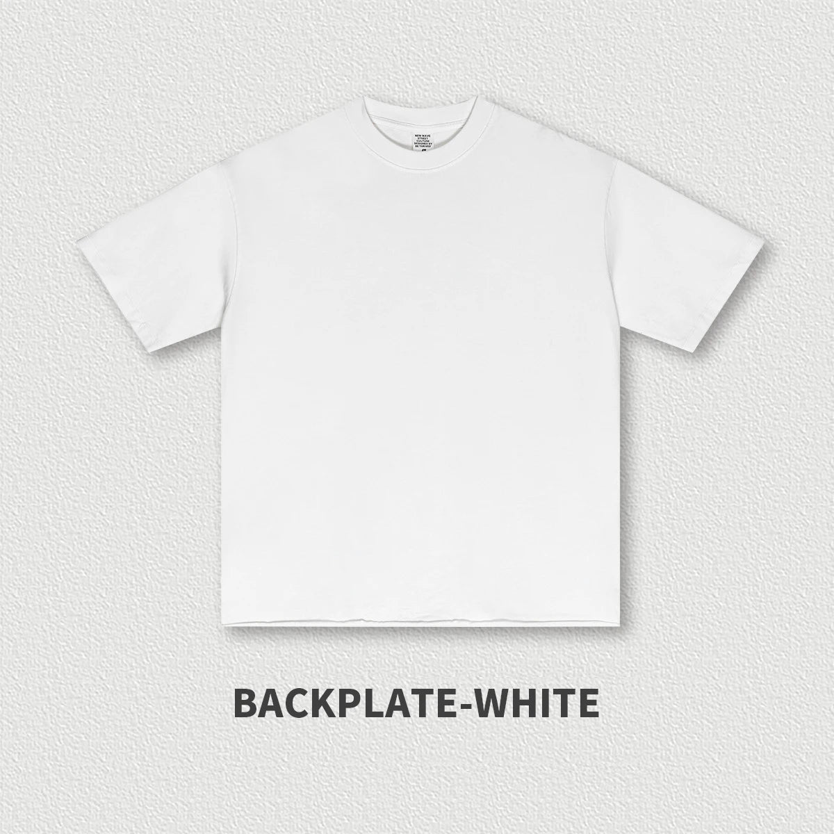 275G Heavyweight 100% Cotton Fashion Brand Letter Short Sleeve Men's High Streetwear Loose T-shirt for Men