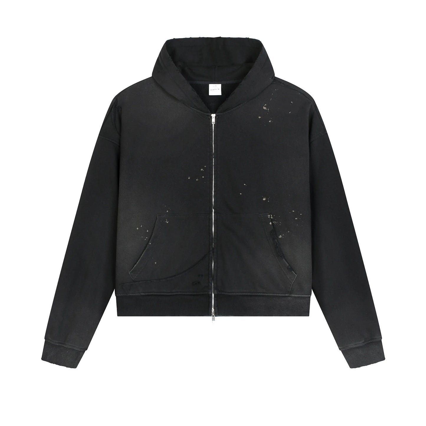 Men Hoodie Double-ended Zipper Pullover High Quality Blank Zip up Hoodies Fleece Cotton 350g Mens Hooded Jacket