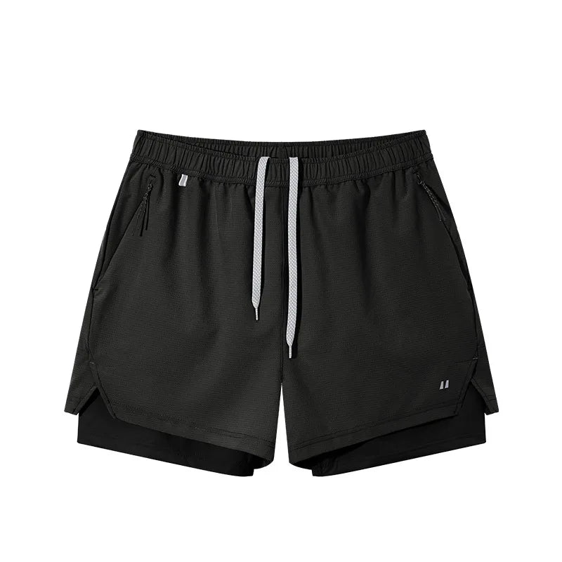 2026 Spring and Summer High Quality Two-in-one Breathable Sports Shorts New Outdoor Lightweight Upf50+ Sun protection Hot Shorts