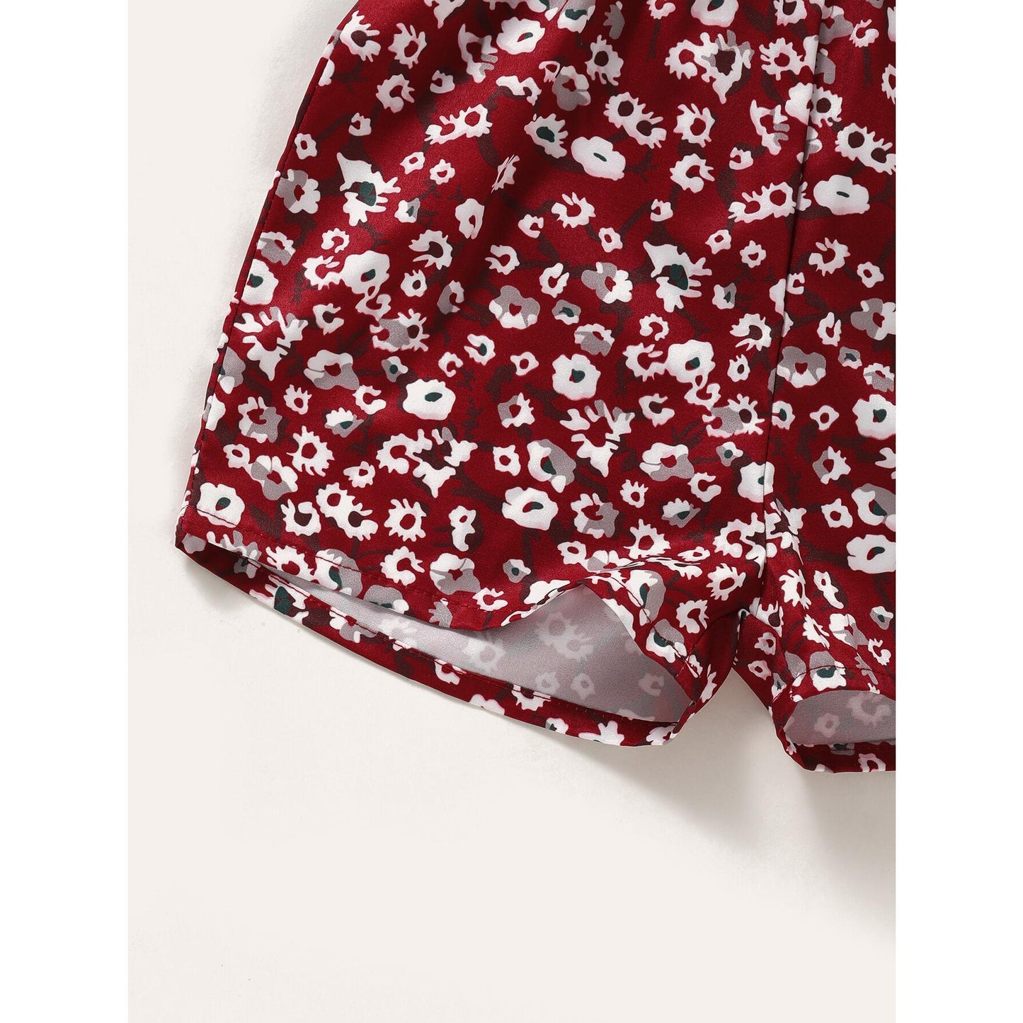 JOYSHOP Toddler Baby Girls Clothes Baby Girls One Piece Jumpsuit Girls Sleeveless Suspender Overall Shorts Red YC2003077