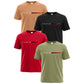 PureChapter 4 Pack Boys T Shirts Short Sleeve Crewneck Graphic Tees Set for Big Boys Summer Clothes