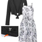 PureChapter Girls Clothes Floral Cami Dress with Knit Cardigan Summer Girls 2 Piece Outfit for 8-12Y