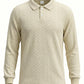 PureChapter Boys Polo Shirt Knit Textured Long Sleeve Collared Shirt for Kids 7-15Y