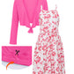 PureChapter Girls Clothes Floral Cami Dress with Knit Cardigan Summer Girls 2 Piece Outfit for 8-12Y