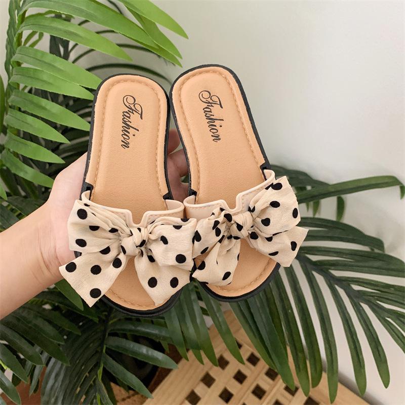 Baby Girls Slippers Girls' Shoes Princess Parent-child Antiskid Indoor Cute Soft Soles Sandals 1601