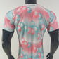 Belgium 2026 Away Jersey | Surrealist Art Pink & Teal Geometric Print