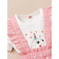 Kid fashion Girl Outfits Girl Summer Clothes Short Sleeve Baby Girl Easter Bunny Outfits Set 22012049