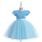 Baby Girls' Dress Summer Sleeveless Strap Dress Princess Dress L5316