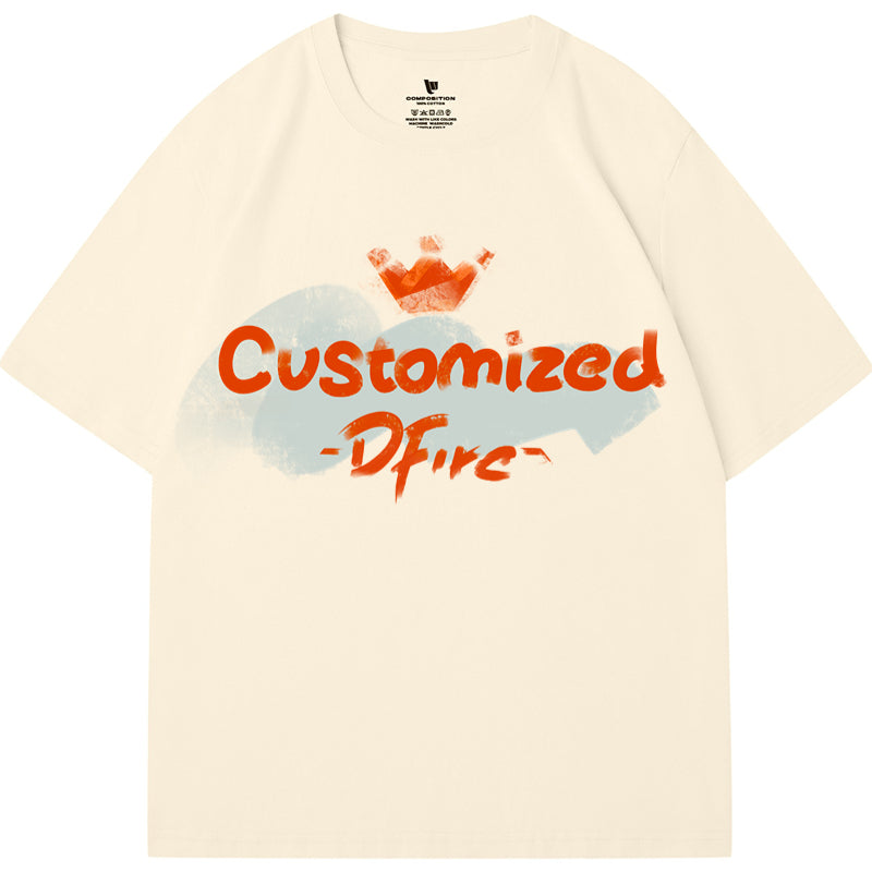 Customized T-shirt Combed Cotton, Whatever Design You Want DZ5500