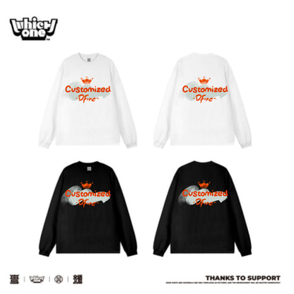 Customized Long Sleeve T-shirt Combed Cotton, , Whatever Design You Want DZ5510