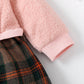 Kid Clothes Girl Clothes Doll Collar Plaid Dress 200953