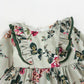 JOYSHOP Baby Girl Clothes Ruffle Long Sleeve Floral Dress Headband 2PCS Set 190149