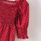 Jumpsuit For Baby Girls Bubble Sleeve Wave Point One Piece Green Little Girls ZX-221Y057
