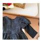 Baby Girls Princess Dress Long Sleeve Dress Jacquard Dress 21c039