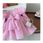 Baby Girls Princess Dress Spring Sequined Lace Doll Collar Bubble Sleeve Gauze Dress  23C009