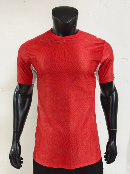 Switzerland 2026 FIFA Home Jersey | Red Performance Polo with "Suisse" Back Print