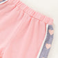 Toddler Baby Girl Clothes Baby Girls Summer Outfits Girls Short Sleeve Cute Rabbits Print Top Shorts Set Pink WL2005796