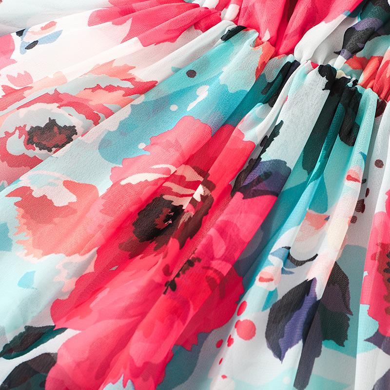 Baby Clothes Baby Girl Red Sling Chiffon Dress HA20320A