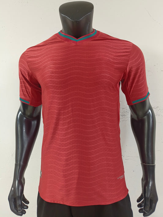 Portugal 2026 FIFA Home Jersey | Ultraweave Red with Teal Accent Polo