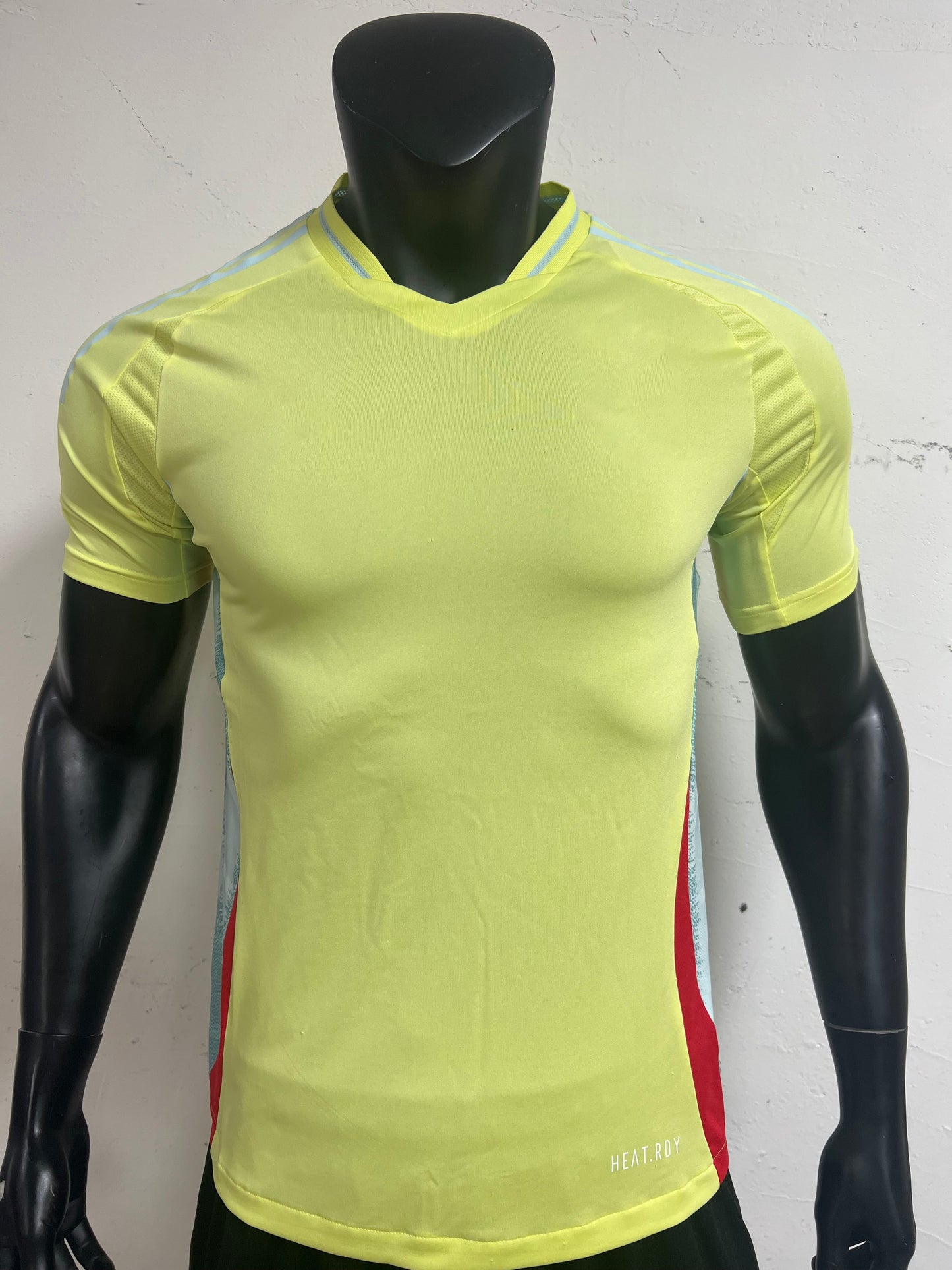 Spain Away Jersey | Dynamic Yellow with Contrast Side Stripes - HEAT.RDY Tech