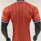 Scotland 2026 FIFA Away Jersey | Vibrant Orange with Navy Pin Stripe Tshirts