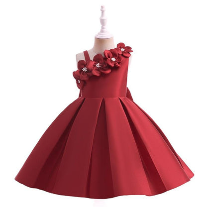 Baby Girls' Dress Summer Sleeveless Strap Dress Princess Dress L5352