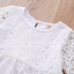Baby Girl Clothes lace Short Sleeve Top + Blue Jeans 2PCS Baby Girl Spring and Autumn Set 32102763