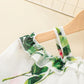 Baby Girls Dress Straps Floral Print Long Sleeve One Piece Sund Dress White SH10368B