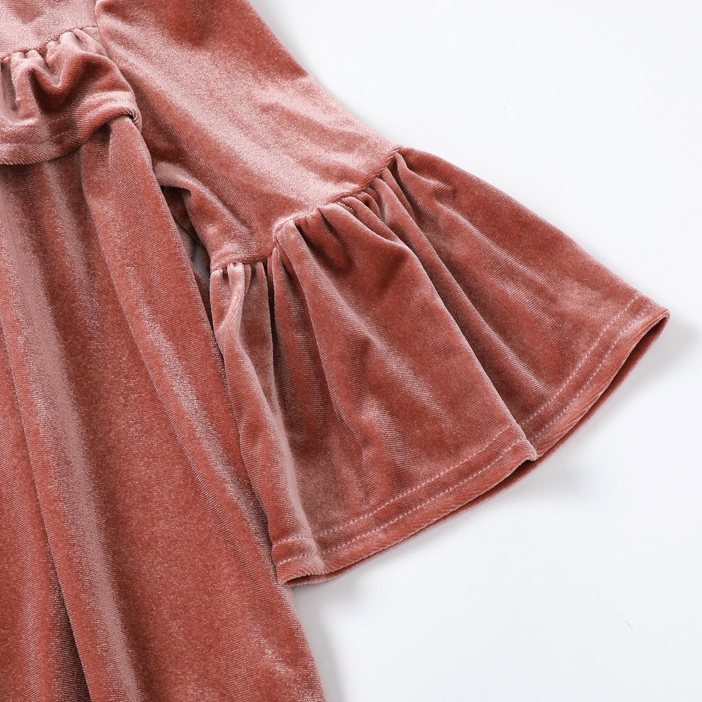 Kid Clothes Girl Clothes Velvet Dress 8425365