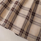 Baby Girls Clothes Baby OOTD Plaid Polo Shirts Dress 2PCS Brown 222211301
