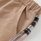 Kid Fashion Ready Stock Boys Clothes Boys Outfits Summer Turn-down Collar Pocket Shirts Shorts 2PCS Brown,622120001