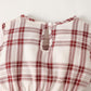Outfits For Baby Girls Turn-down Collar Coat Plaid Sleeveless Dress 2Pcs Clothes Set 222206312-3
