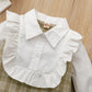 Newborn Baby Girl Clothes Baby Girl Dress Long Sleeve Lapel Dress Ruffle Plaid Dress 22009035