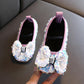 Baby Girls Shoes Korean Version Ff Flat-bottomed Bow Sequined Soft-soled Princess Shoes 9999