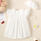 Kid Fashion Ready Stock Girls Outfits Sleeveless Solid Color Summer Dress With Hat 2Pcs Clothes Set ZX-ZB001