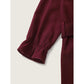 Kids fashion Girls Clothes Girls Jumpsuit Ruffle Long Sleeve Lapel Overall Pants Red 12009478