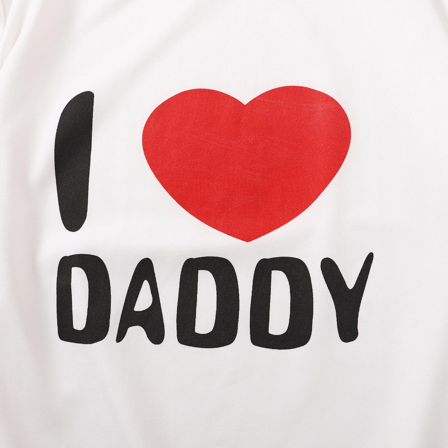 Kids Clothes Love Print T-Shirt DADDY JIT6786704