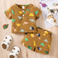 Baby Clothes Baby Boy Dinosaur Print Short Sleeve T-Shirt 2PCS 112111463-1