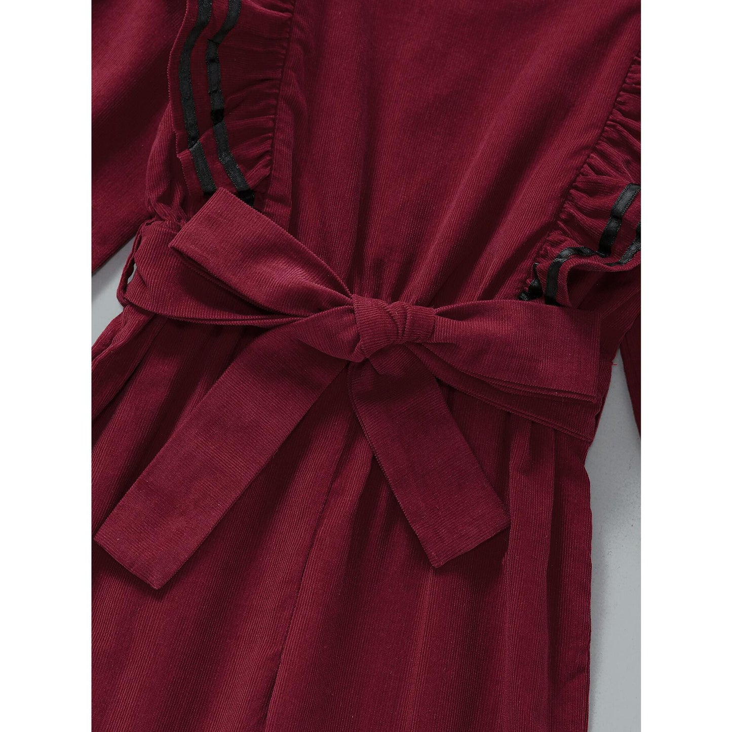 KID FASHION Toddler Baby Girl Clothes Baby Girl Jumpsuit Ruffle Long Sleeve One-piece Jumpsuit Baby Girl Overall Pants Red, WL20081313