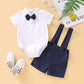 Infant Baby Boy Clothes Shorts Outfits Short Sleeve Romper Overalls Pants Set Infant Baby Boy Summer Clothing Outfits197212