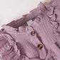 Baby Girls Dress Long Sleeve Bow Winter Dress Grace Dress Purple 22010055-4