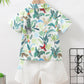 Baby Fashion Ready Stock Boys Clothes OOTD Animals Print Turn-down Collar Shirt Elastic Shorts 2Pcs Summer Outfits M623228