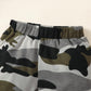 Kid fashion Boys Clothes Fist Bump Romper Winter OOTD Camouflage Pants Hat 3Pcs Outfits Black 32109604