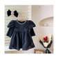 Baby Girls Princess Dress Long Sleeve Dress Jacquard Dress 21c039