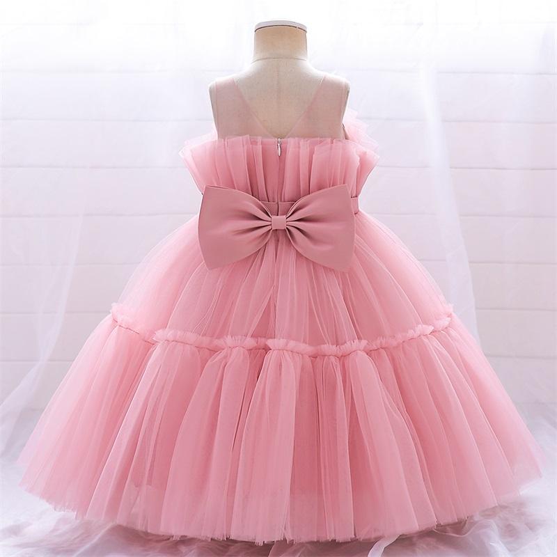 Baby girls' Princess Dress Summer Sleeveless Strap Dress L5355XZ