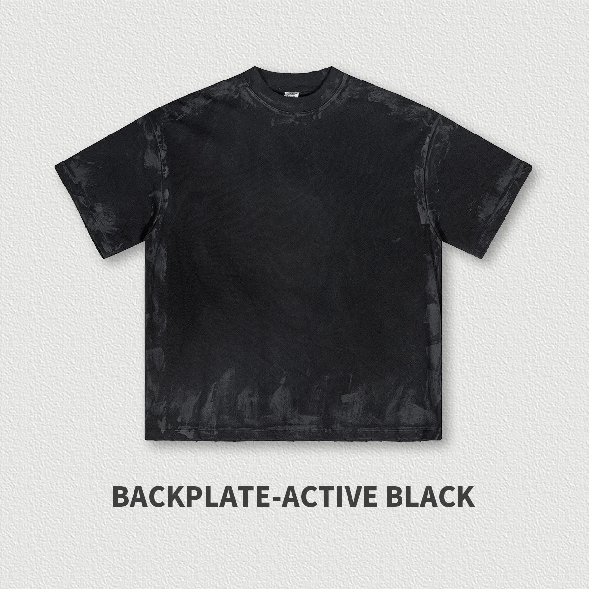 305G Heavyweight 100% Cotton High Street Retro Round Neck Short Sleeve T-shirt Men's T-shirt Loose Top T-shirt for Men