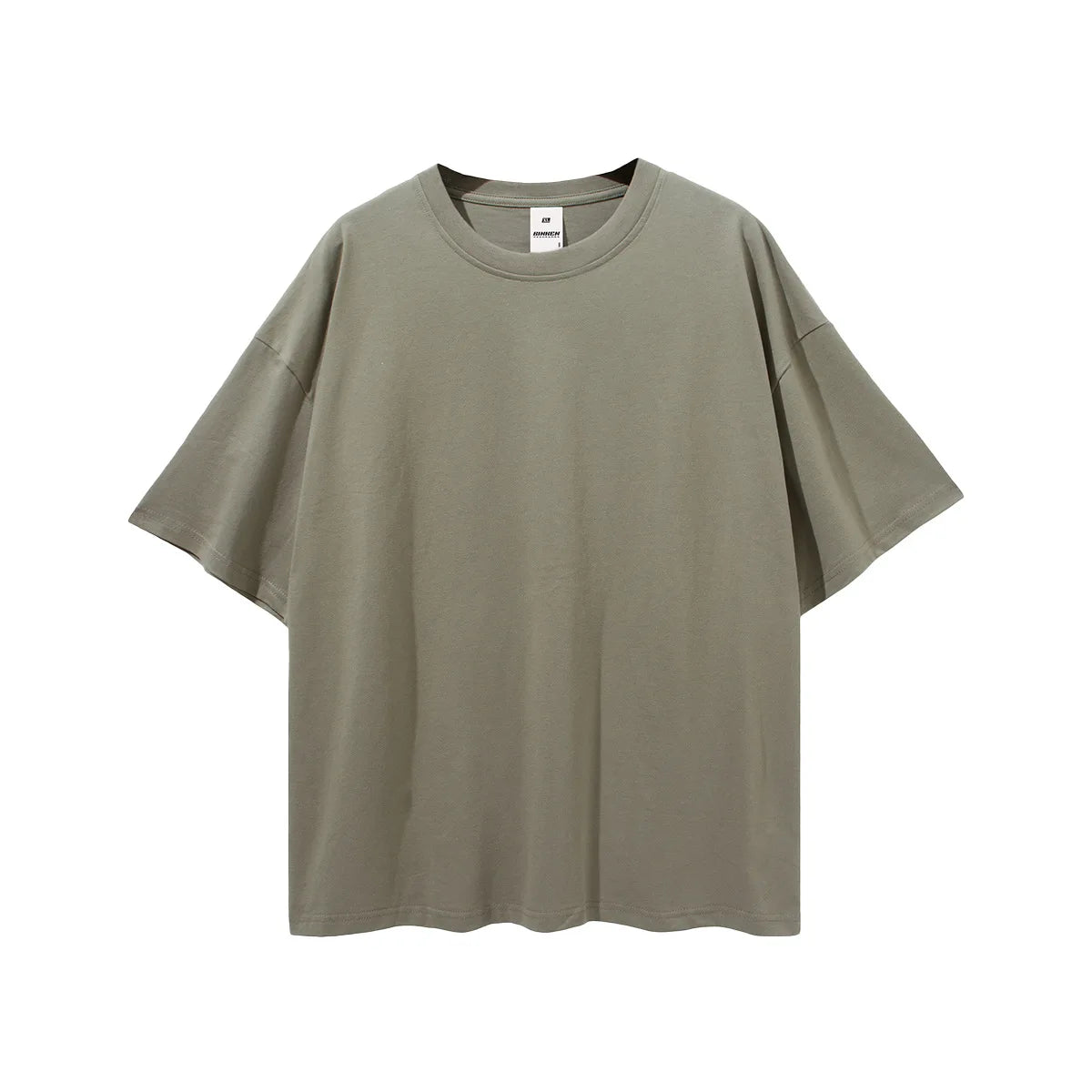 New Style Old Vintage 100% Cotton Quick Dry Anti-Wrinkle Eco-Friendly Loose Street Short-sleevedMen Fashion Brand T-Shirt