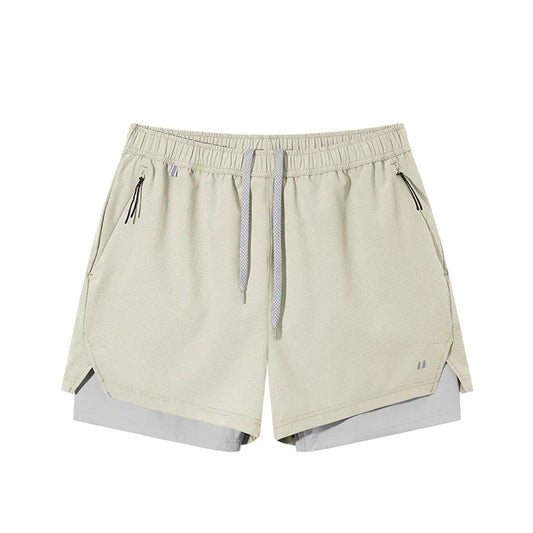 2026 Spring and Summer High Quality Two-in-one Breathable Sports Shorts New Outdoor Lightweight Upf50+ Sun protection Hot Shorts